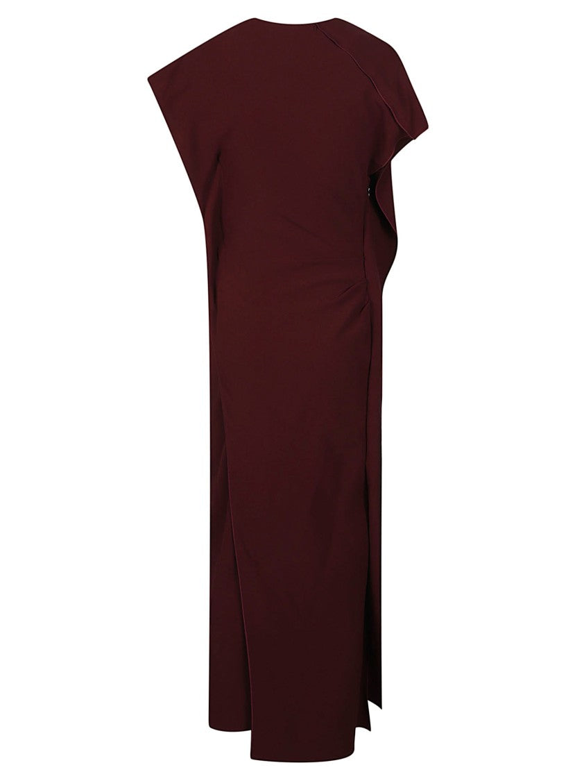 Victoria Beckham Victoria Refined Viscose-Blend Midi Dress