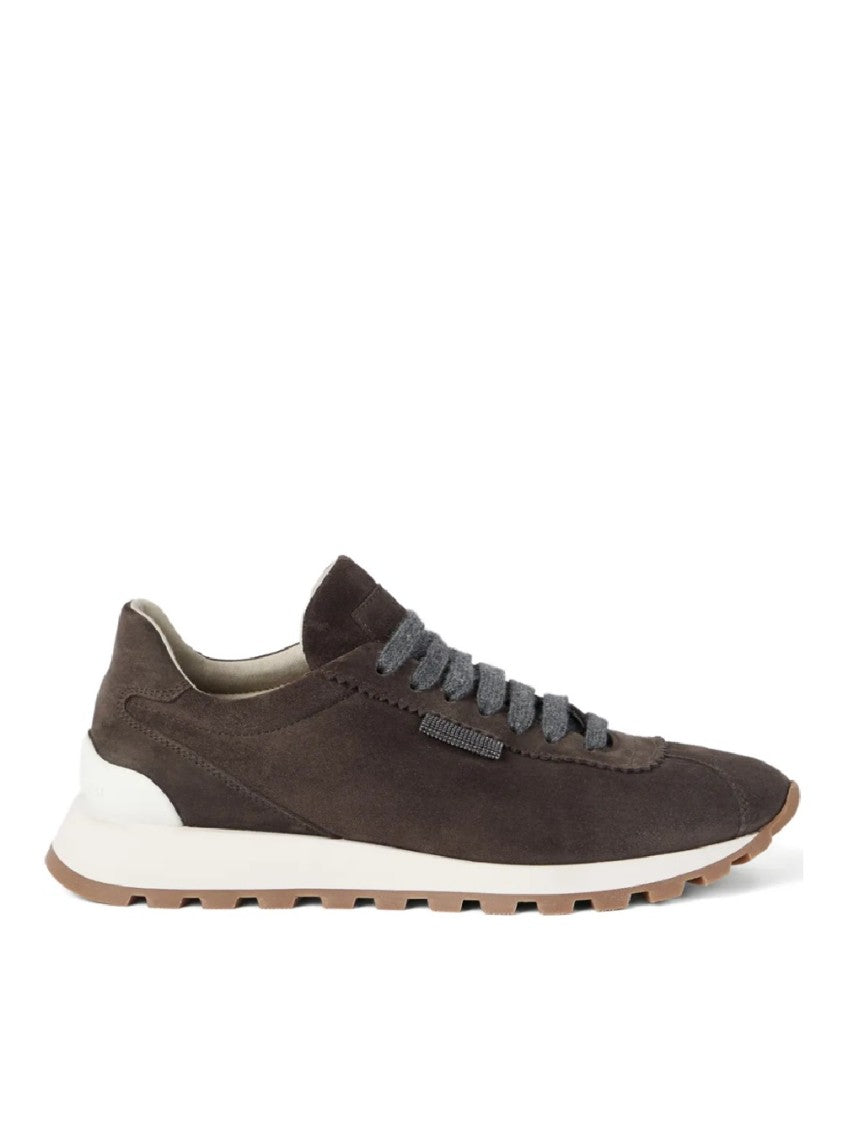 Brunello Cucinelli Chic Suede Sneakers