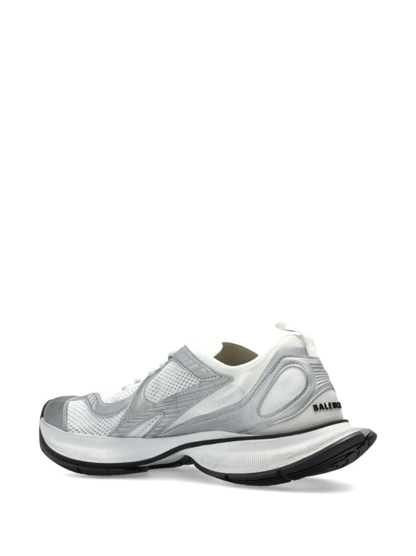 Balenciaga Streamlined White Circuit Sneaker With Lightweight Construction