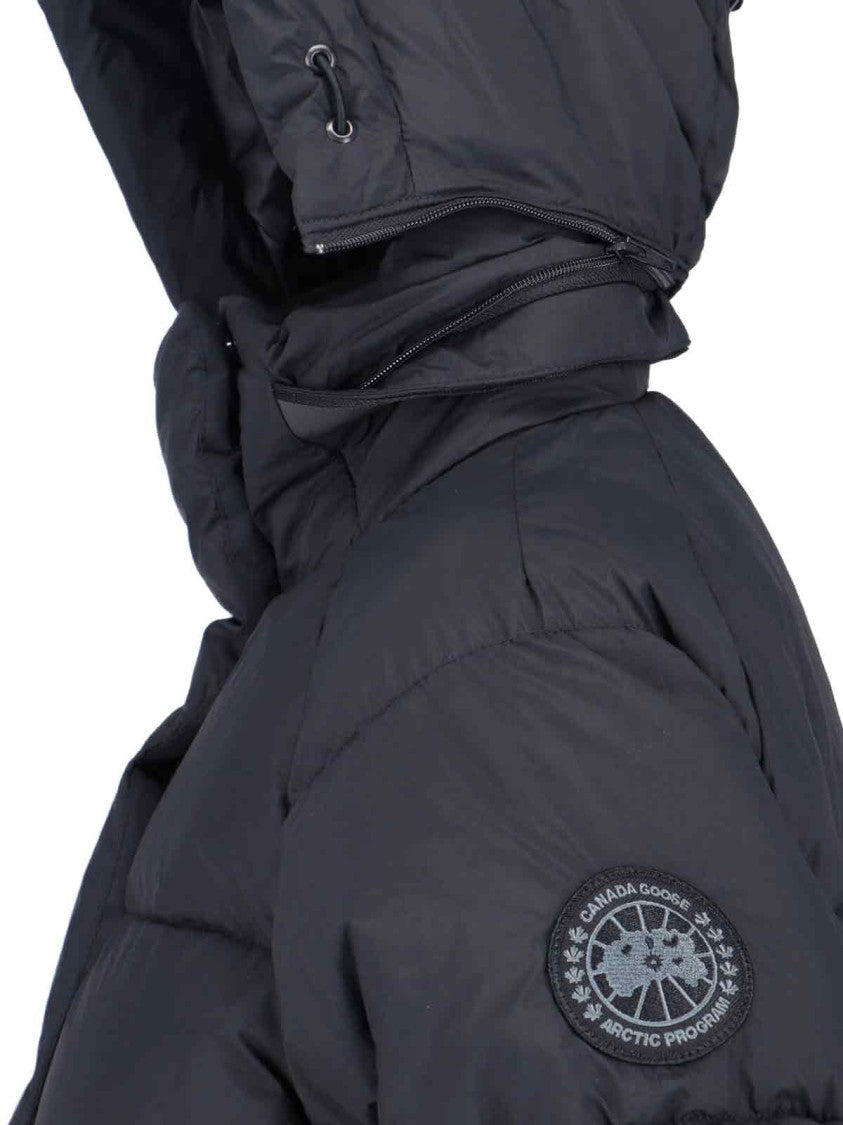 Canada Goose Black Junction Black Label Quilted Hooded Down Jacket