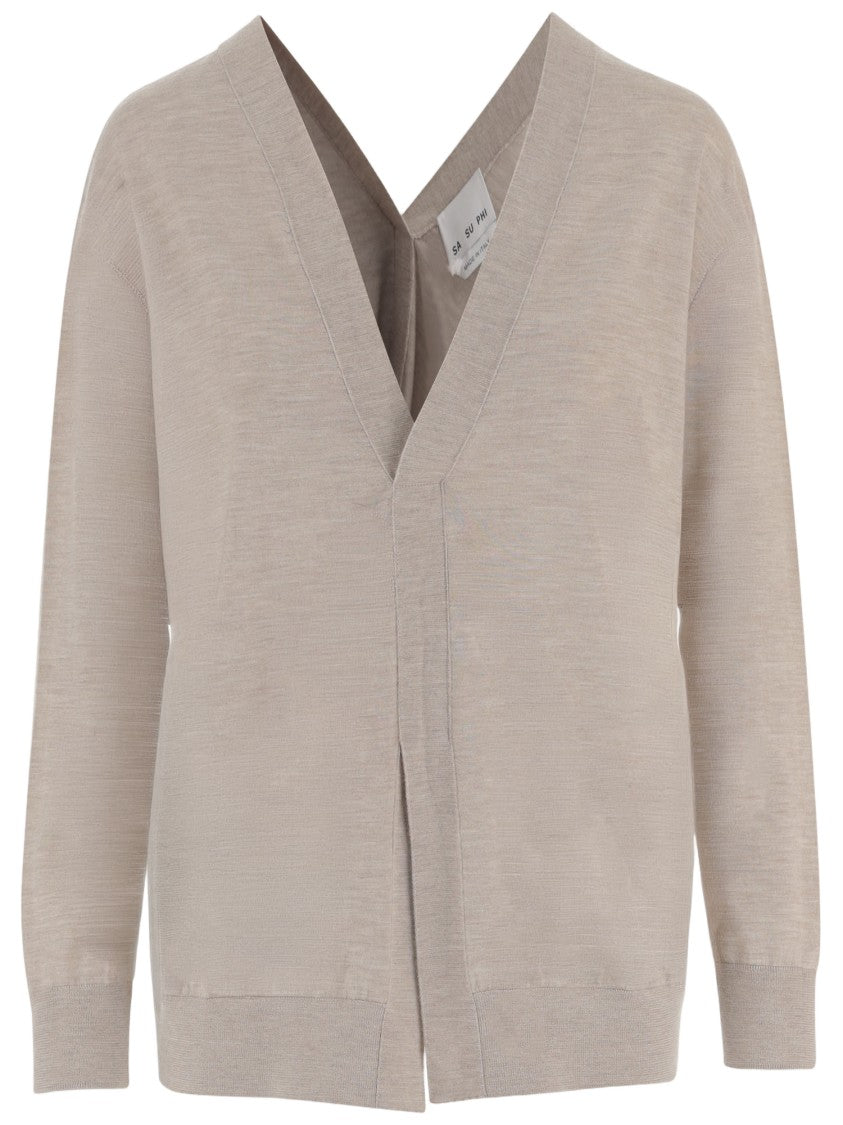 Sa Su Phi Cashmere And Silk Blend Knit Cardigan
