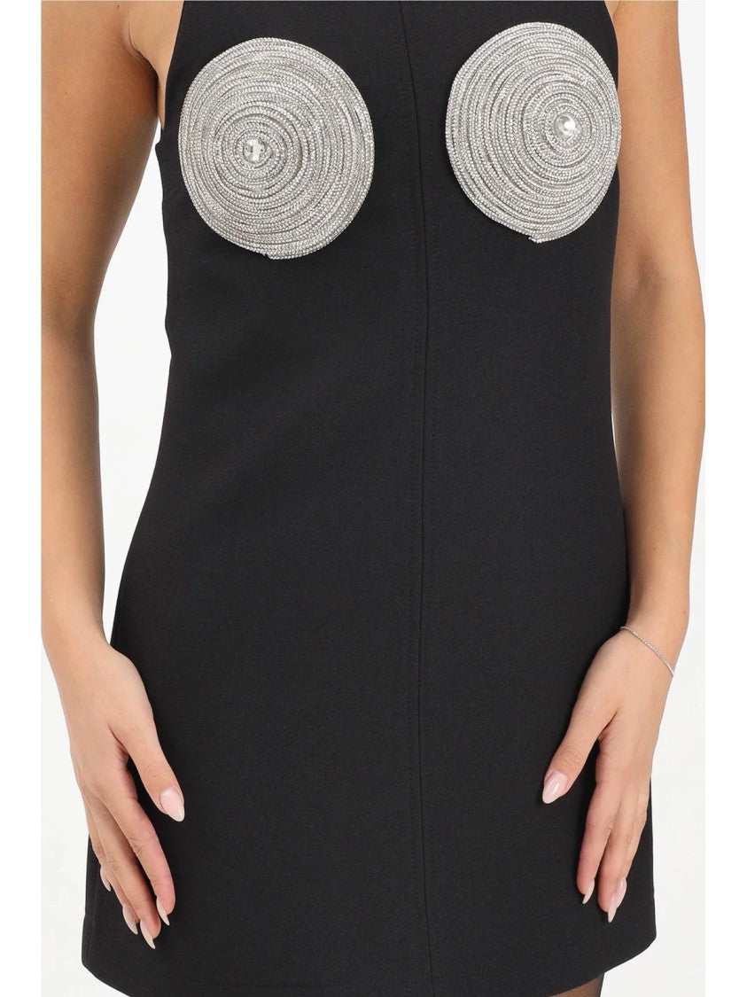 Tpn Flared Silhouette Mini Dress With Removable Appliqués