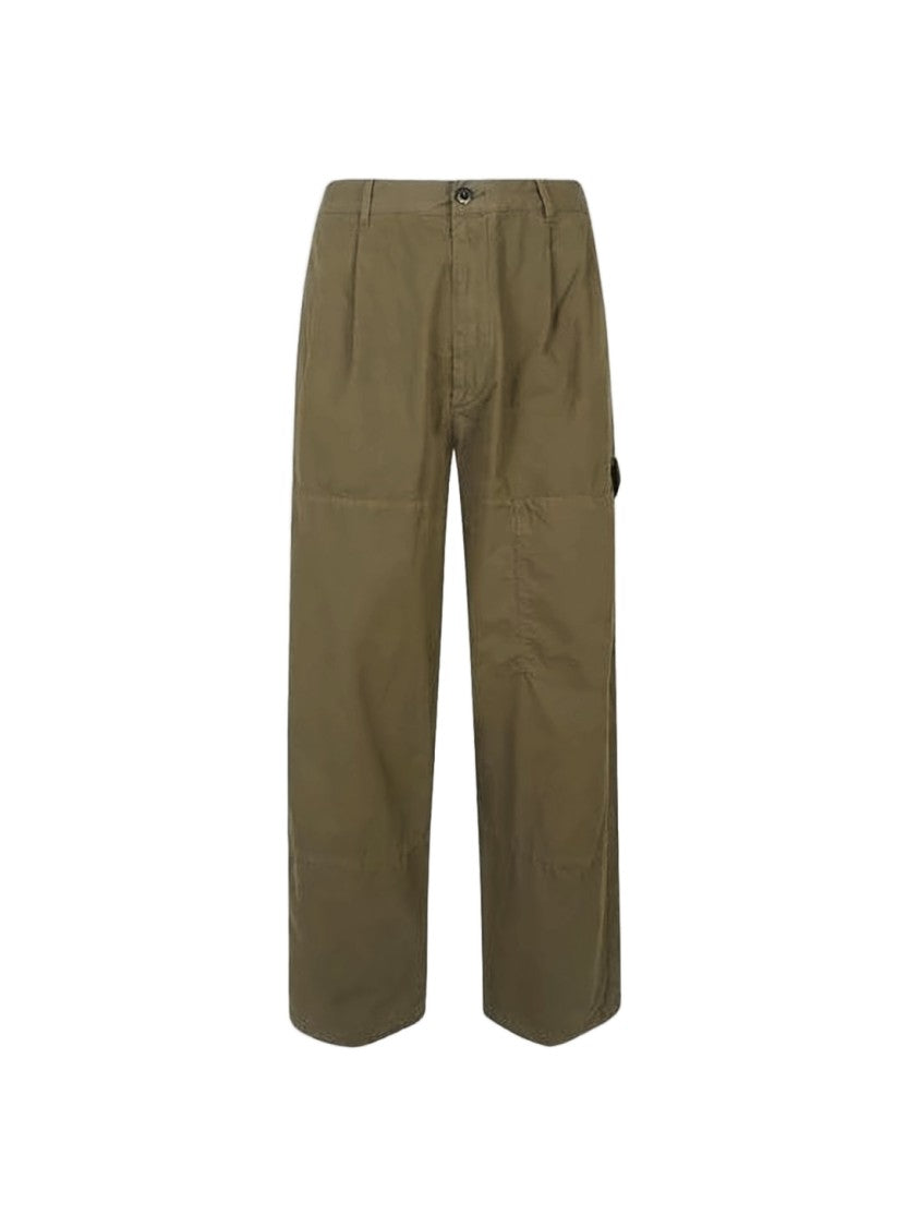 C.P. Company Relaxed Fit Straight Pants With Utilitarian Design