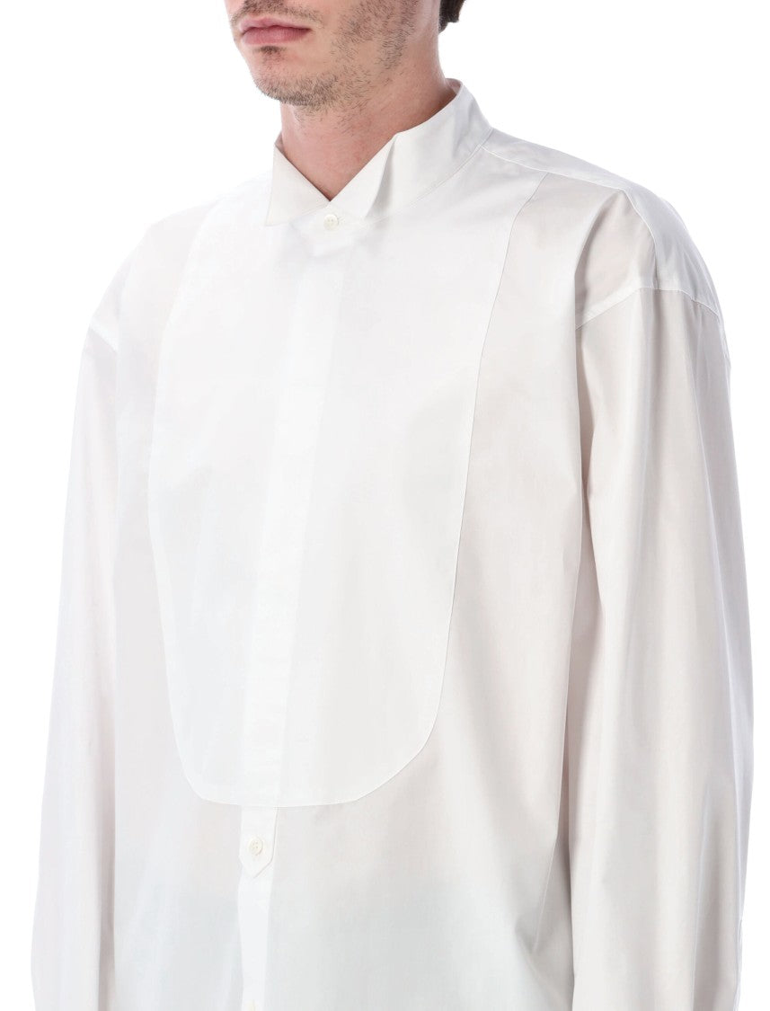 Dries Van Noten Loose-Fit Tuxedo Shirt