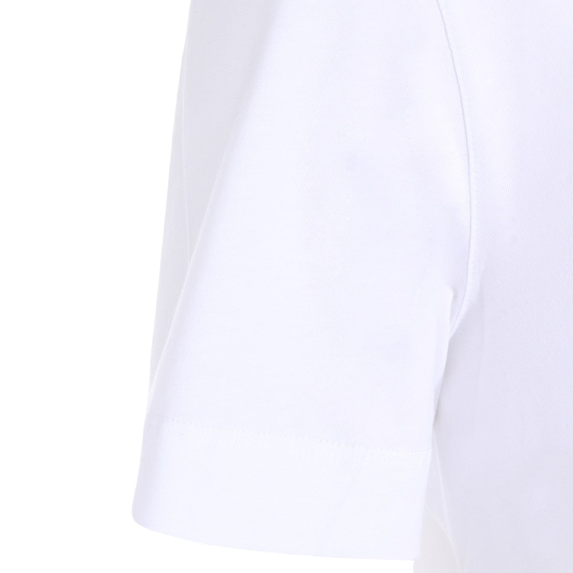 Zegna Short-Sleeve White T-Shirt With Crew Neckline And
