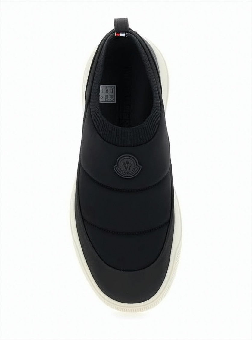 Moncler Slip-On Sneakers With Padded Quilting And Textured Grip
