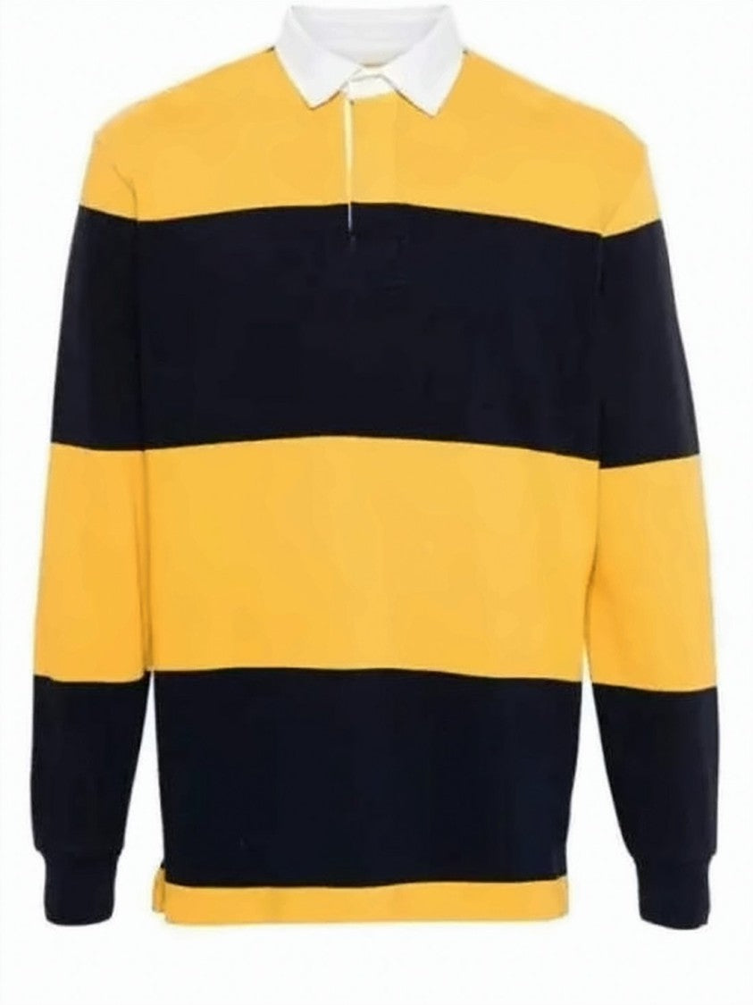 Polo Ralph Lauren Long Sleeve Polo Shirt With Striking Horizontal Stripes