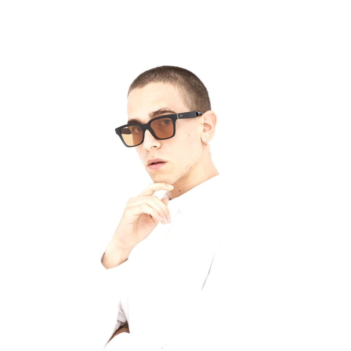 Retrosuperfuture Black America Acetate Square Sunglasses