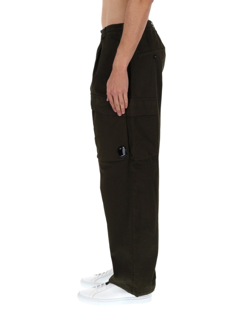 C.P. Company Boxy Wide Leg Multi Pockets Pants Chinos