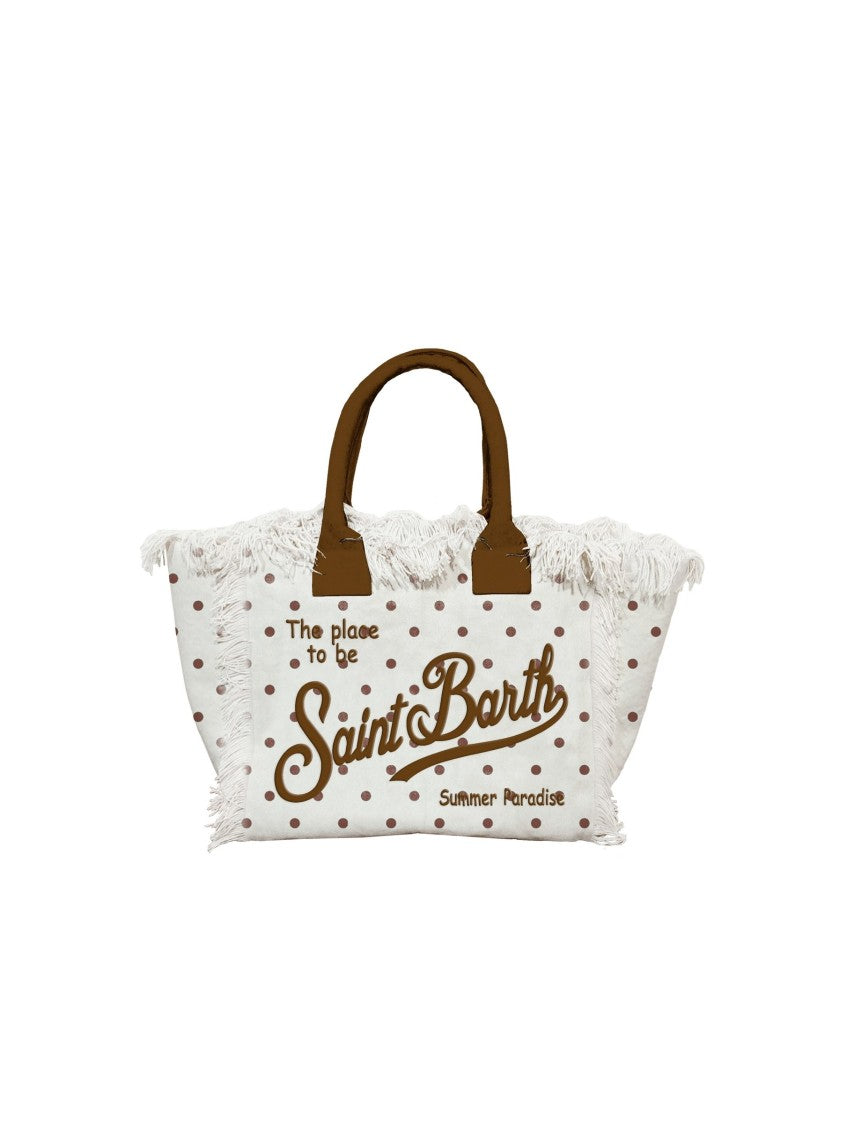 Mc2 Saint Barth Rectangular Tote Bag With Fringed Trim