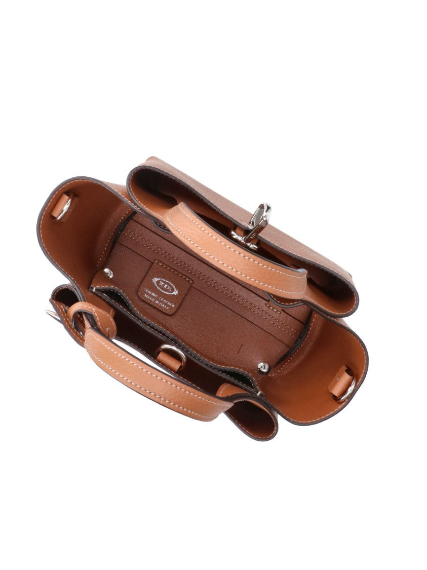 Tod's Brown Leather Mini Handbag