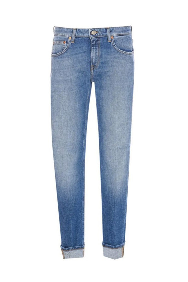 Dondup Blue Coco Cotton-Blend Jeans