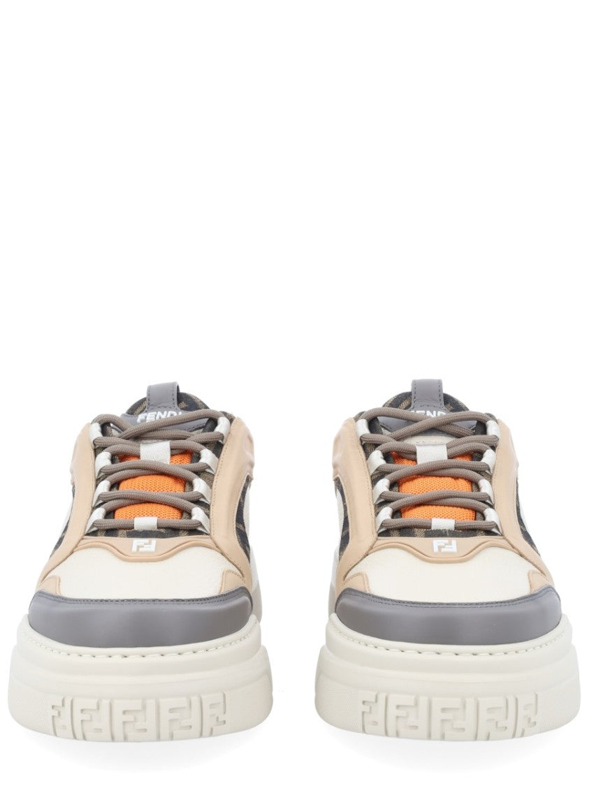 Fendi Fendi Force Chunky Leather Sneakers