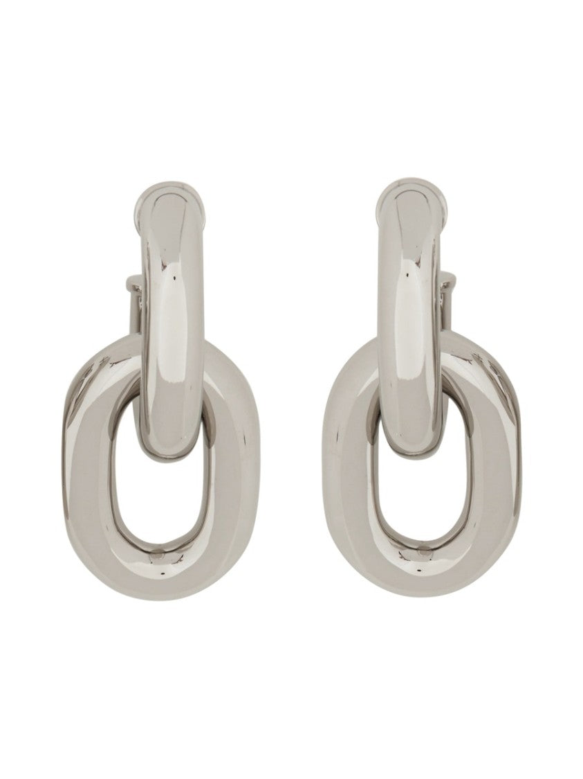 Rabanne Xl Double Hoop Link Earrings