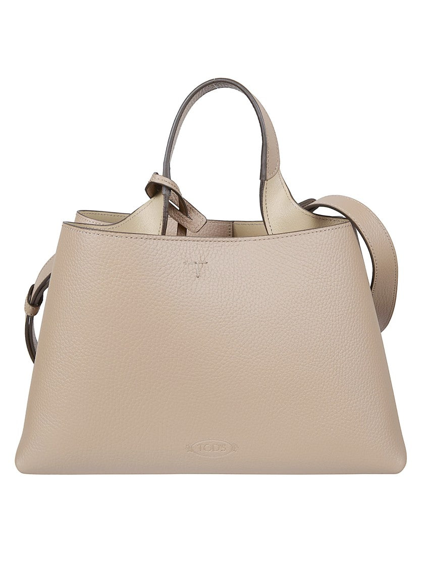 Tod's Pebbled Calfskin Shoulder Bag