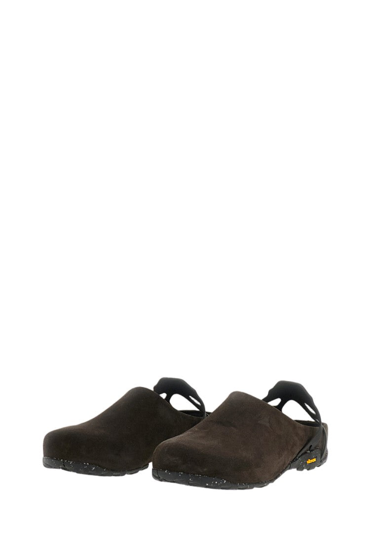 Roa Brown Fedaia Suede Clogs