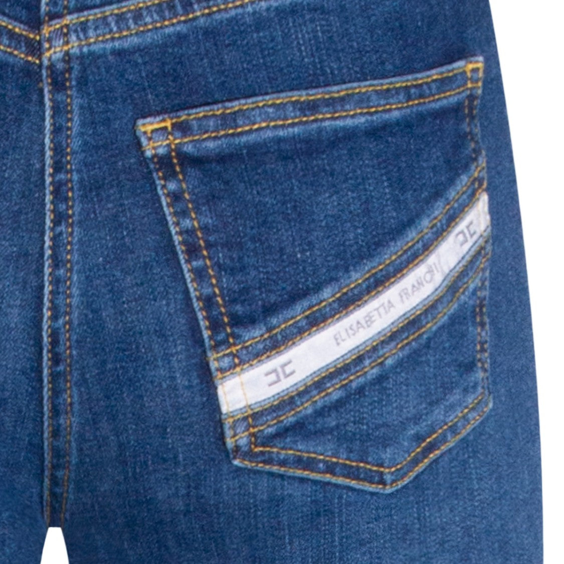 Elisabetta Franchi Tailored Fit Jeans With Mid-Rise Waist And Straight Leg Cut