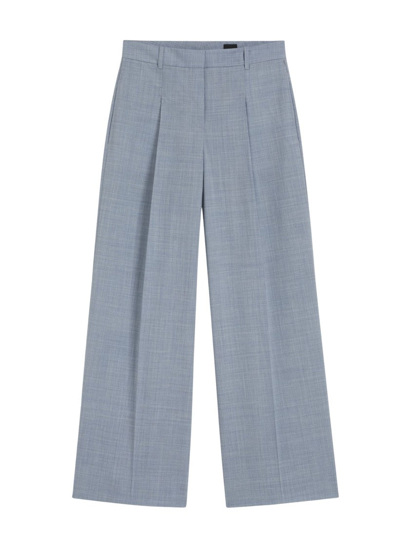 Boss Tailored Wide-Leg Textured Pants