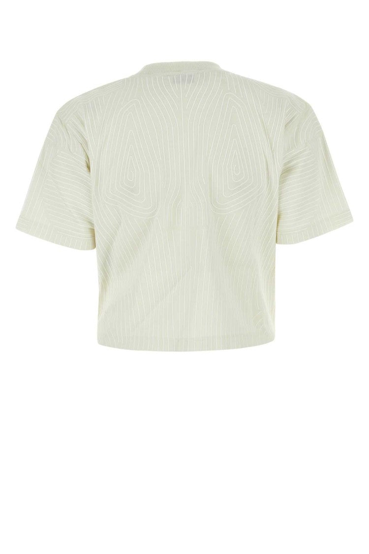 Off-White Ivory Cotton Oversize T-Shirt