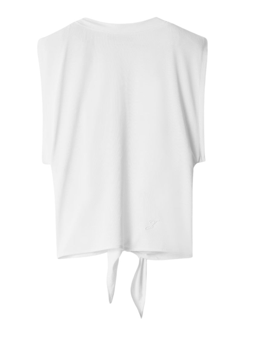 Jacquemus White Boxy Sleeveless Minimalist Tank Top