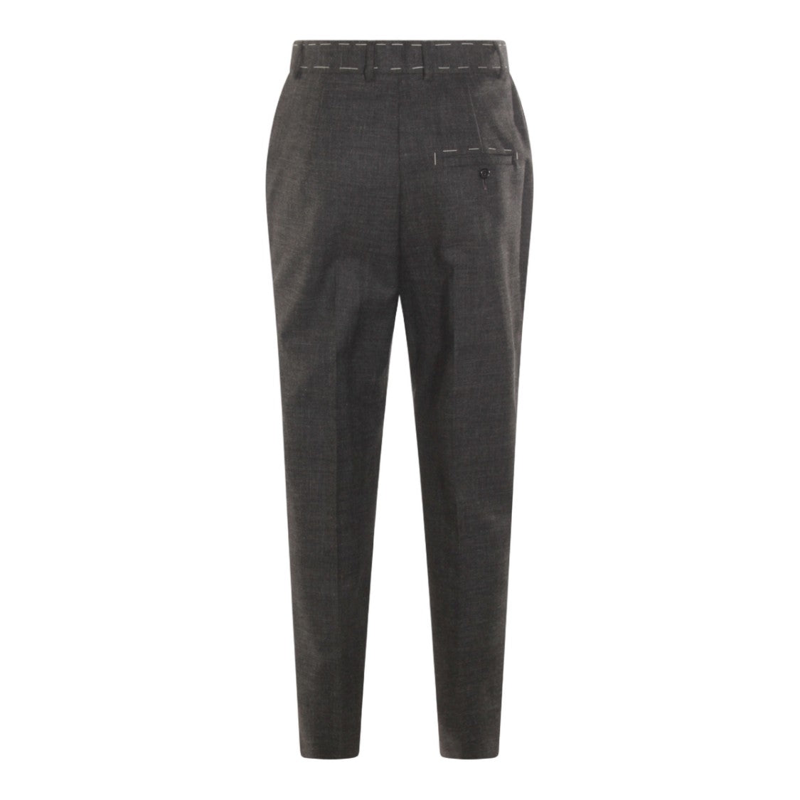 Moschino Tapered Leg Tailored Trousers With High Waist