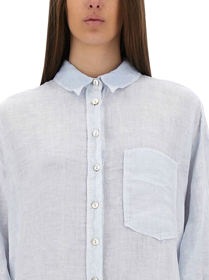 120% Lino Chemisier Dress