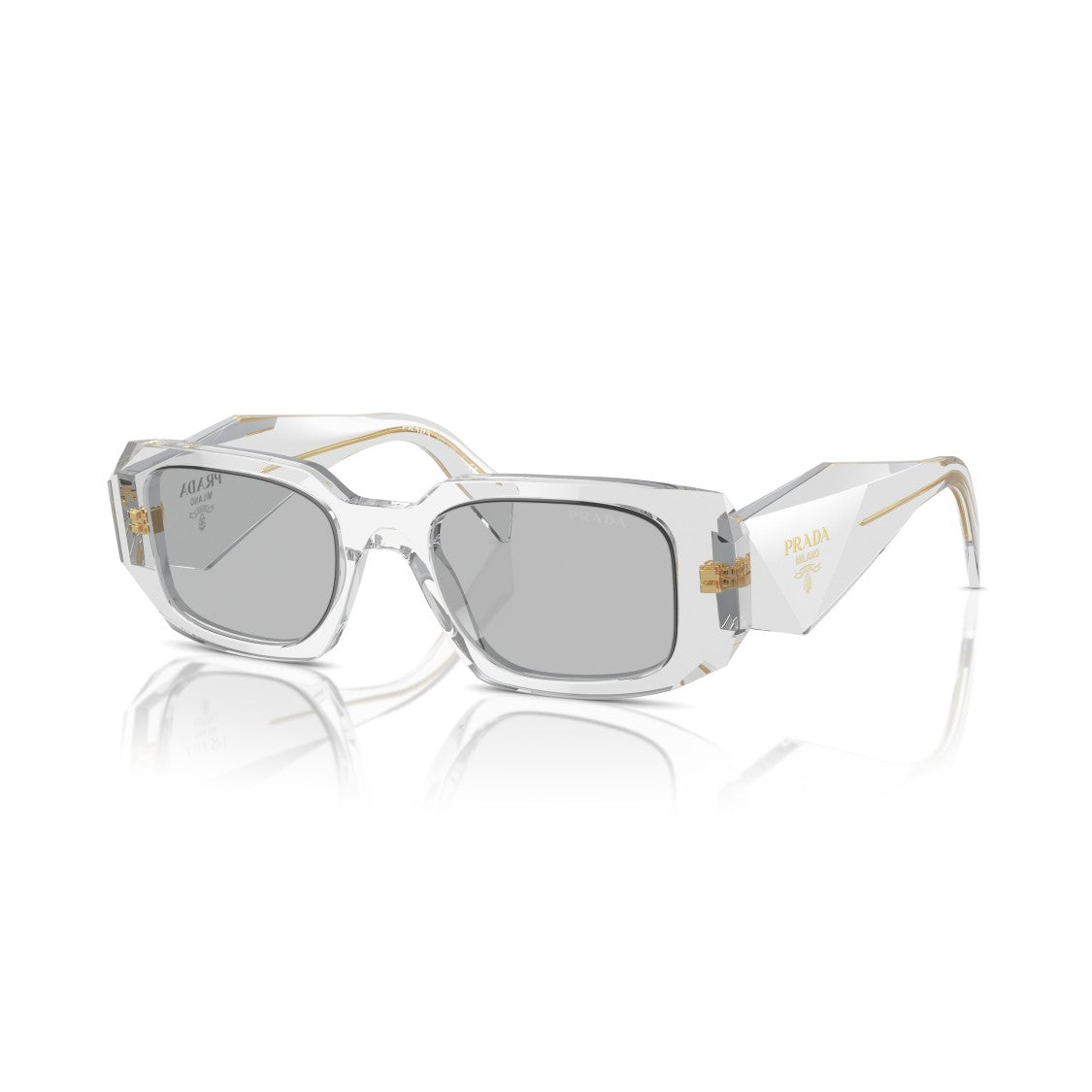 Prada 0Pr 17Ws Geometric Rectangular Frame Sunglasses