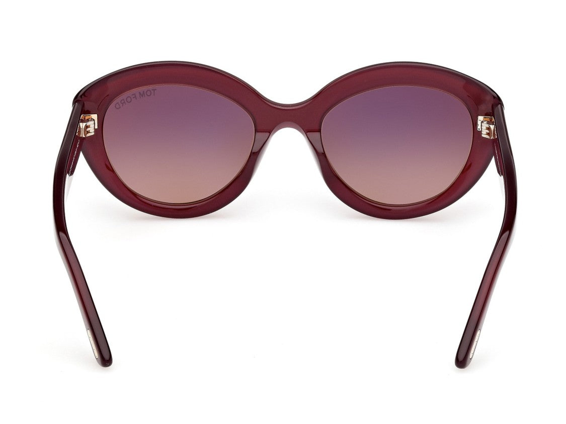 Tom Ford Ft1316 Gradient Lens Acetate Oversized Rounded Sunglasses
