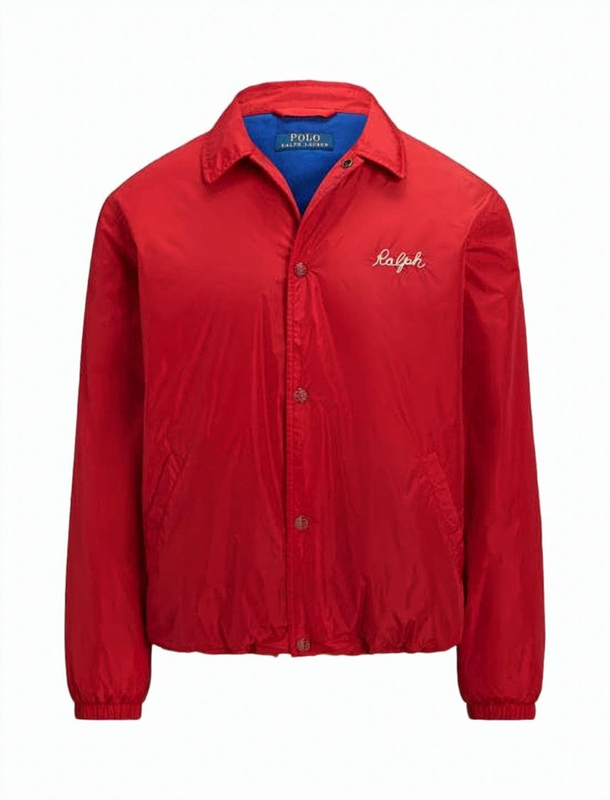 Polo Ralph Lauren Vibrant Red Polo Ralph Lauren Jacket With Classic Collar