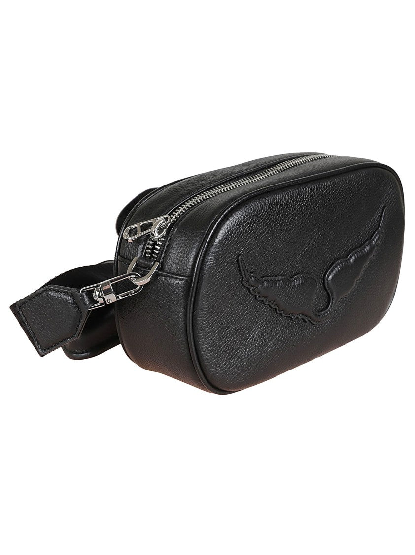 Zadig & Voltaire Rock With You Grained Leather Shoulder Bag