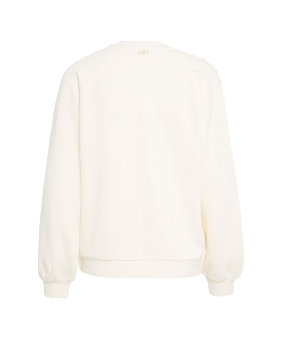 Liu Jo Luxury White Sweatshirt
