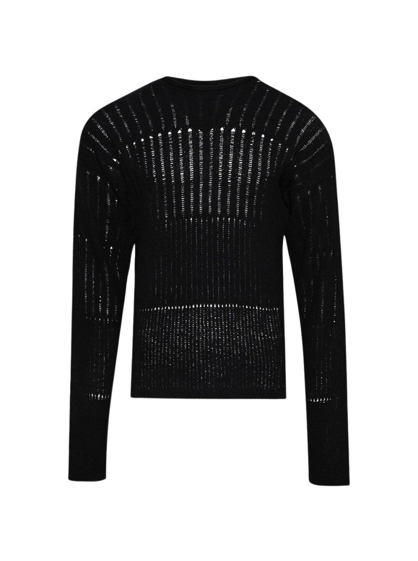 Rick Owens Oversized Pull Sweater Black