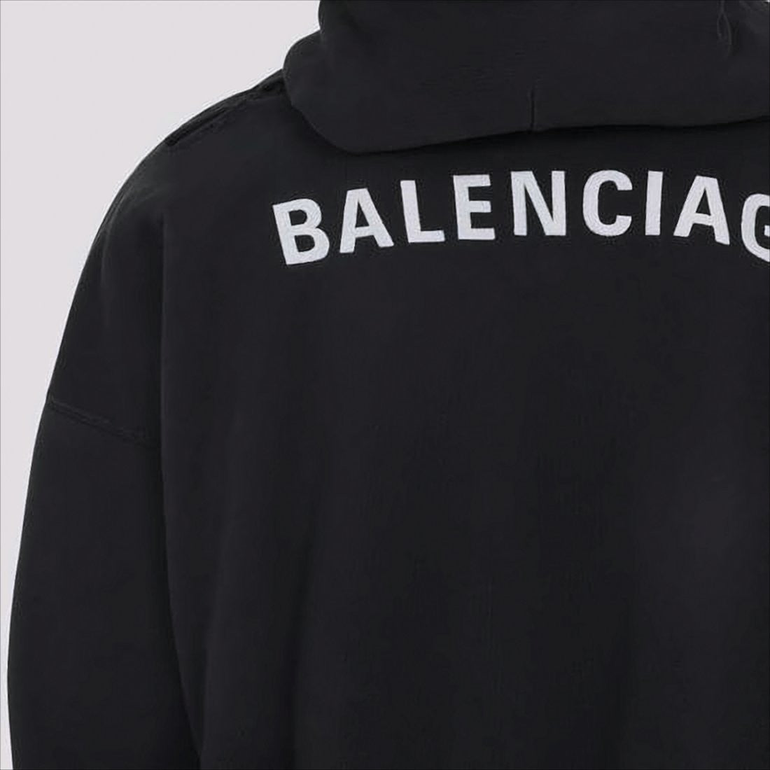 Balenciaga Relaxed Fit Bomber Jacket With Bold Logo