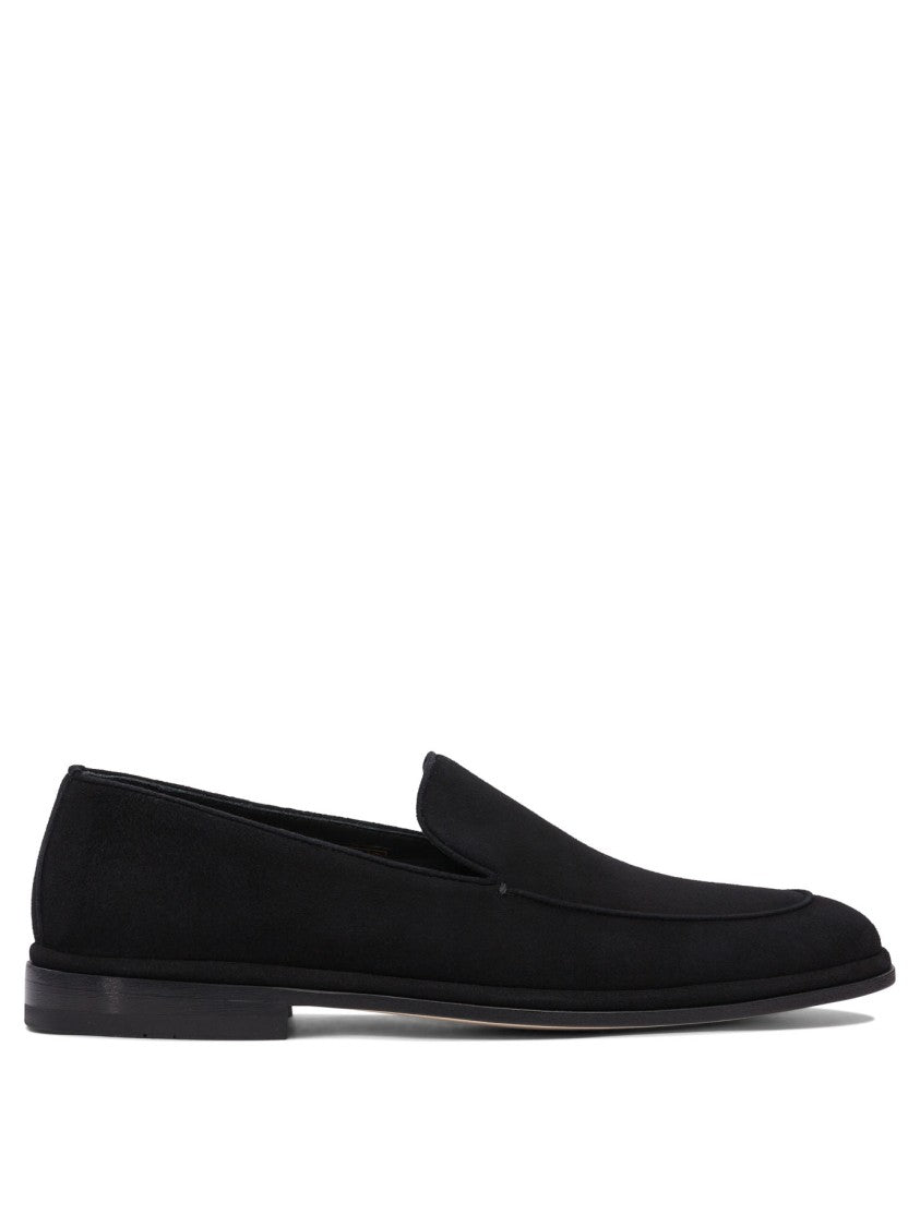 Sturlini Refined Black Leather Loafers