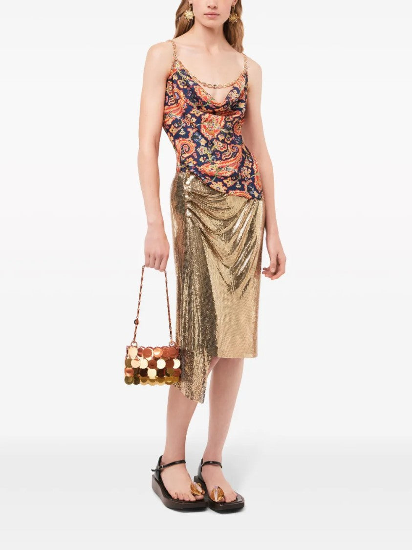 Paco Rabanne Fitted Minimalist Top With Smooth Texture