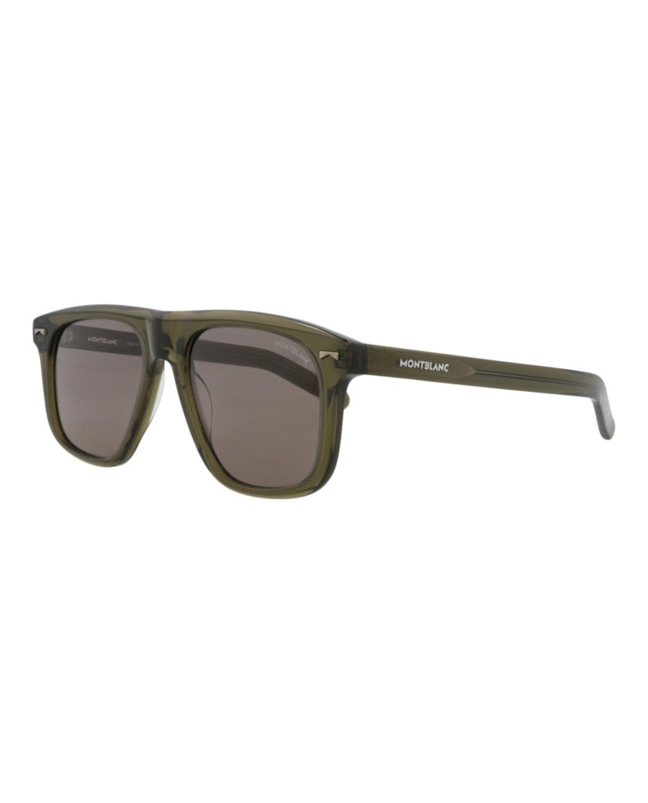 Montblanc Square-Frame Acetate Sunglasses