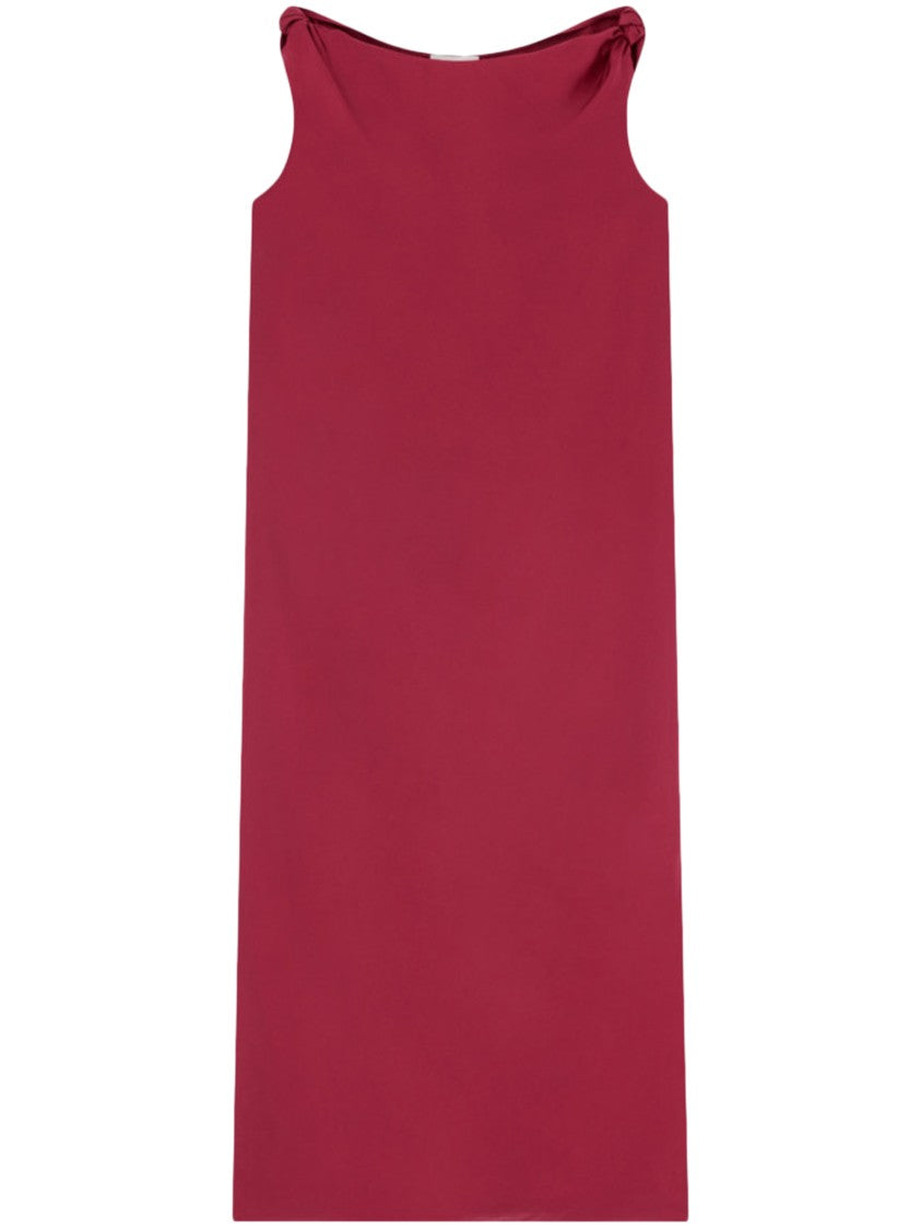 Loulou Studio Midi Dress With Draped Neckline