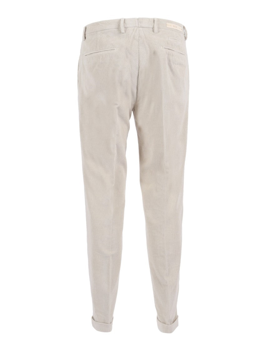 Briglia Tailored Men's Trousers With Flat Front Design