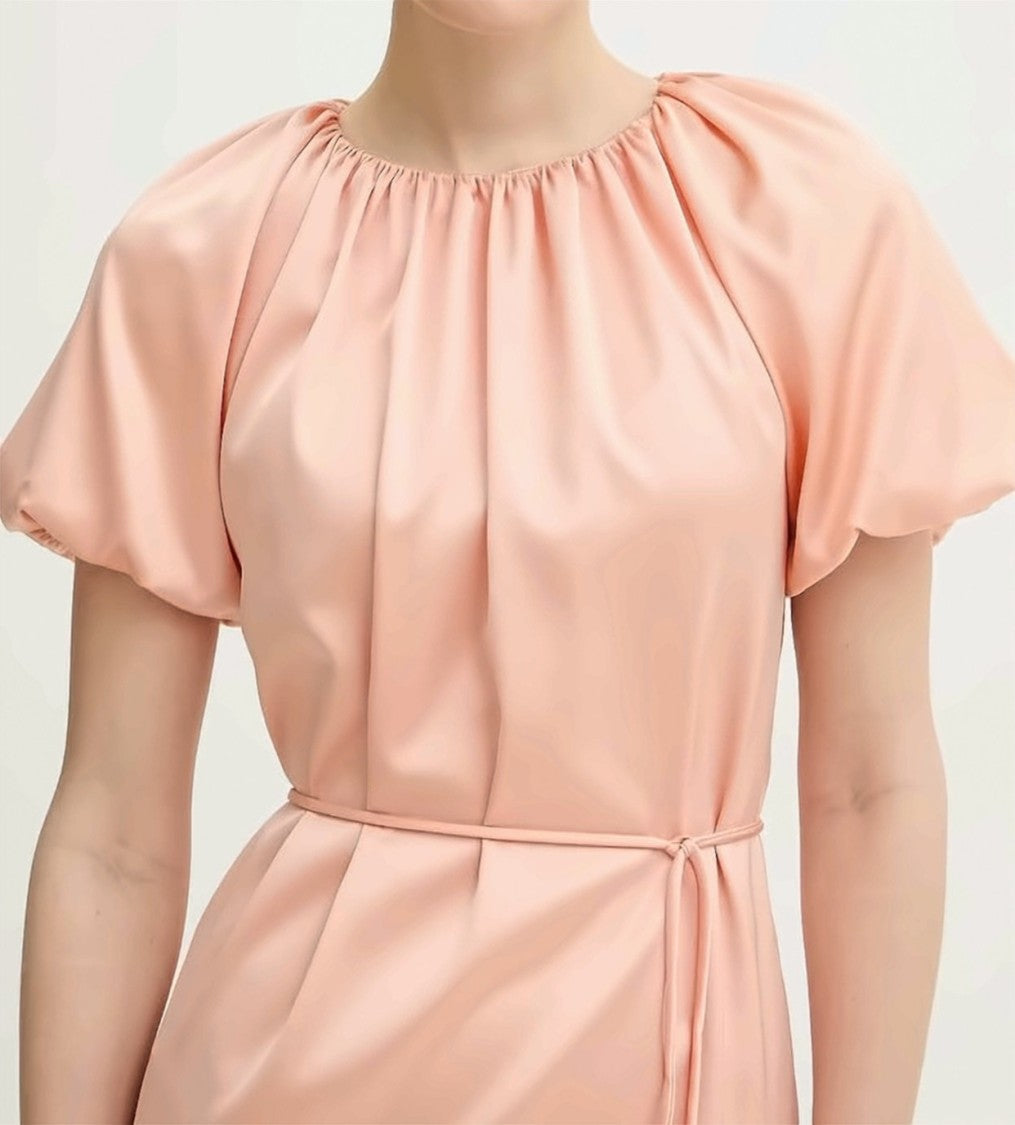 Twin-Set Open Back Midi Dress