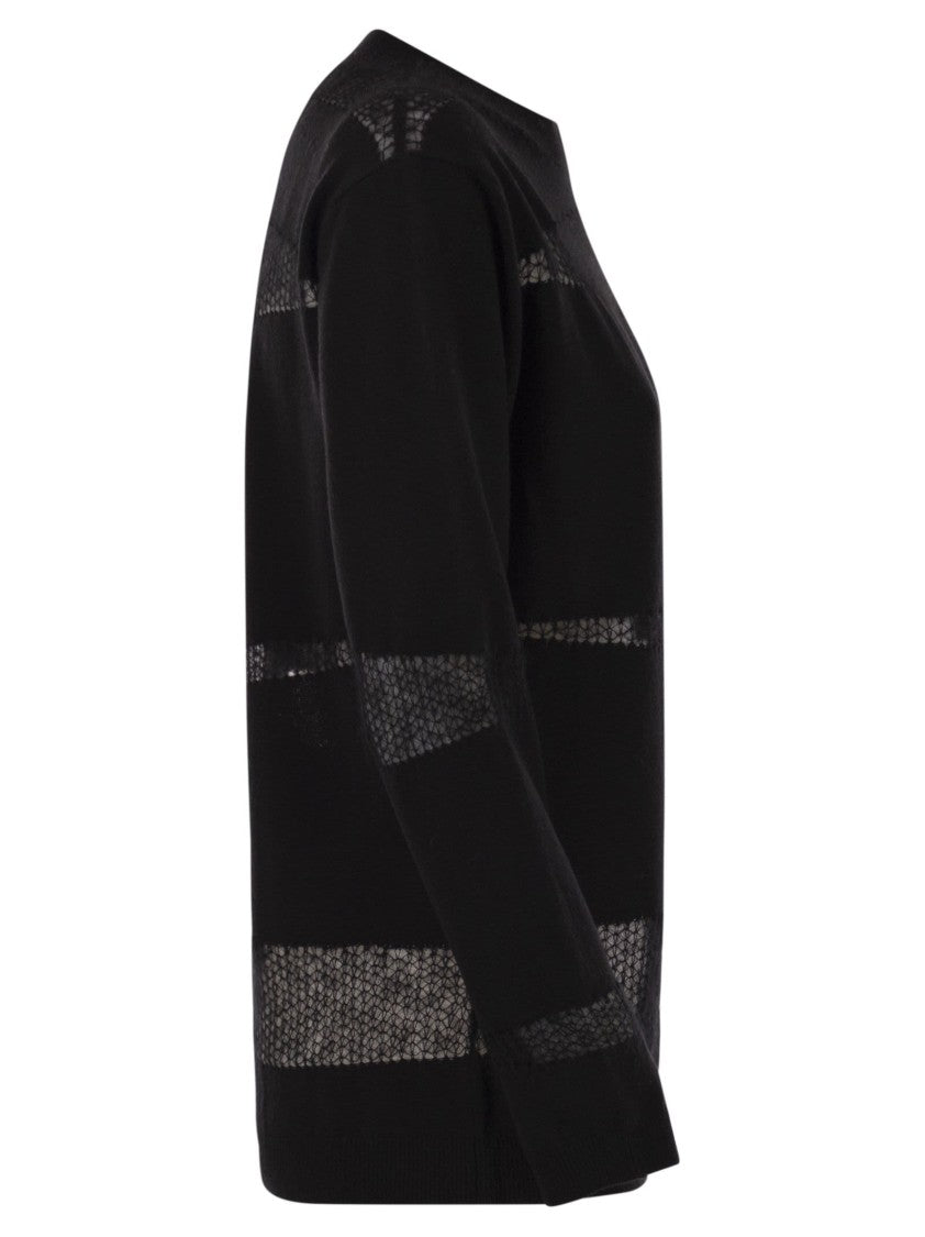 Fabiana Filippi Platinum Boat Neck Sweater