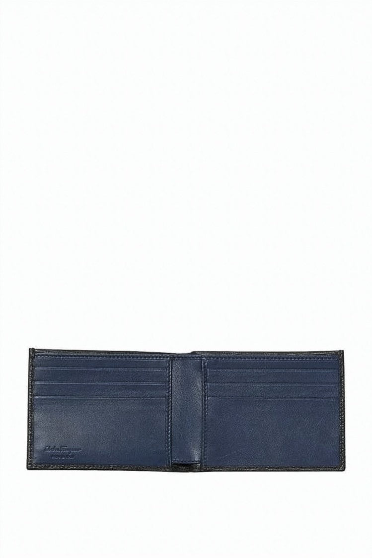 Salvatore Ferragamo Textured Leather Bifold Wallet