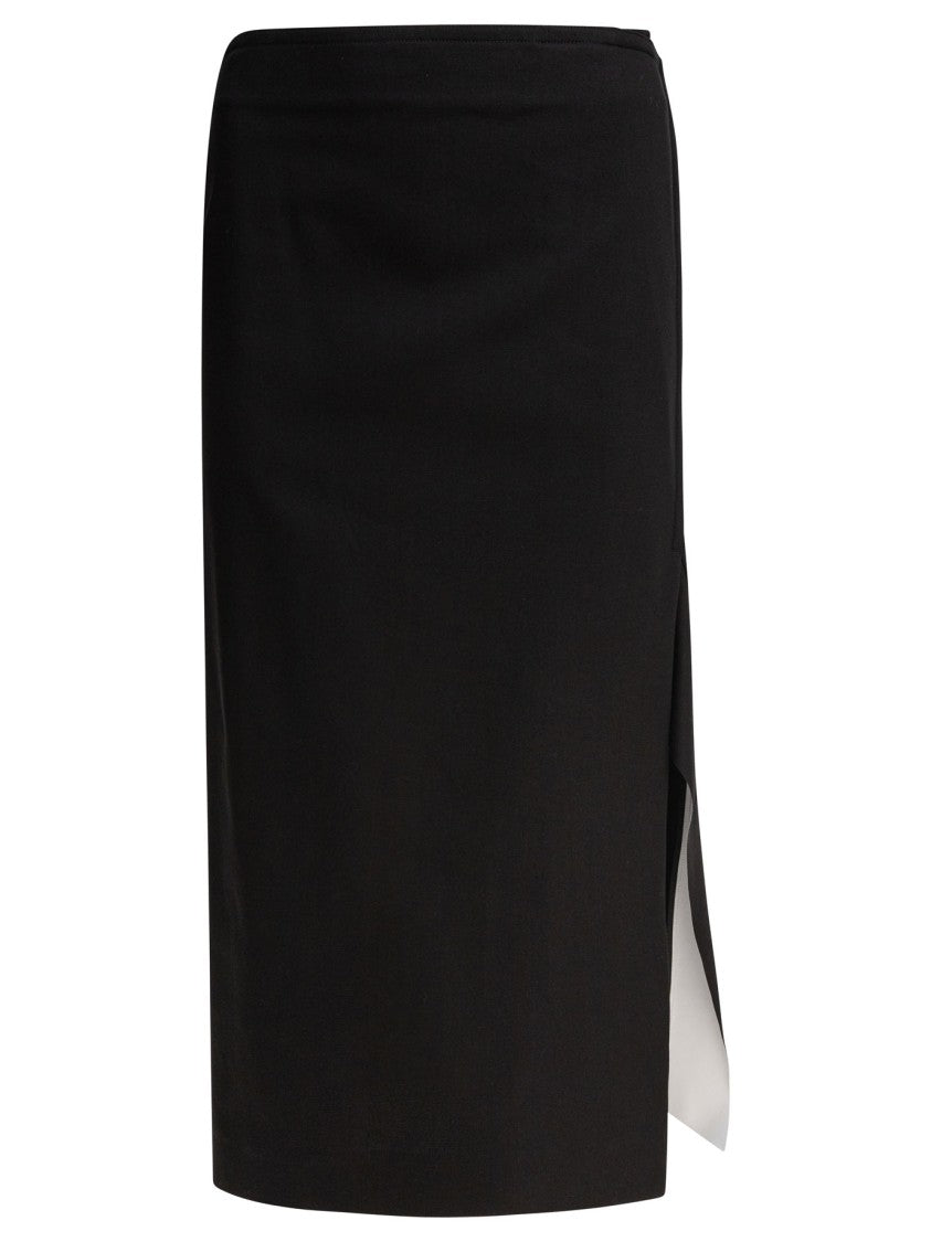 Max Mara Knee-Length Skirt With Subtle Side Slit