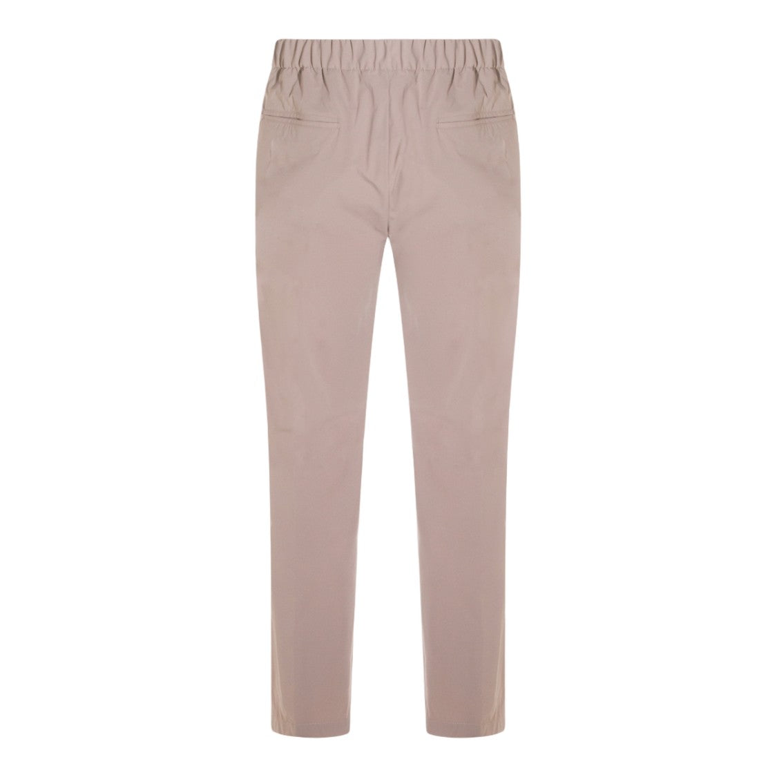 Herno Tailored Dove Grey Trousers With Straight Leg Design