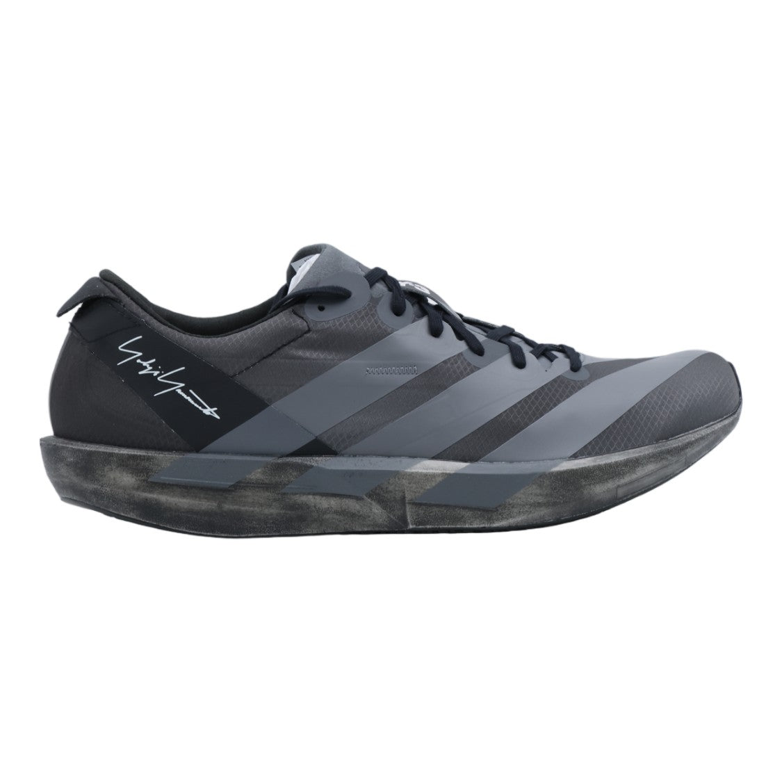 Y-3 Streamlined Low-Profile Sneakers With Signature Stripes