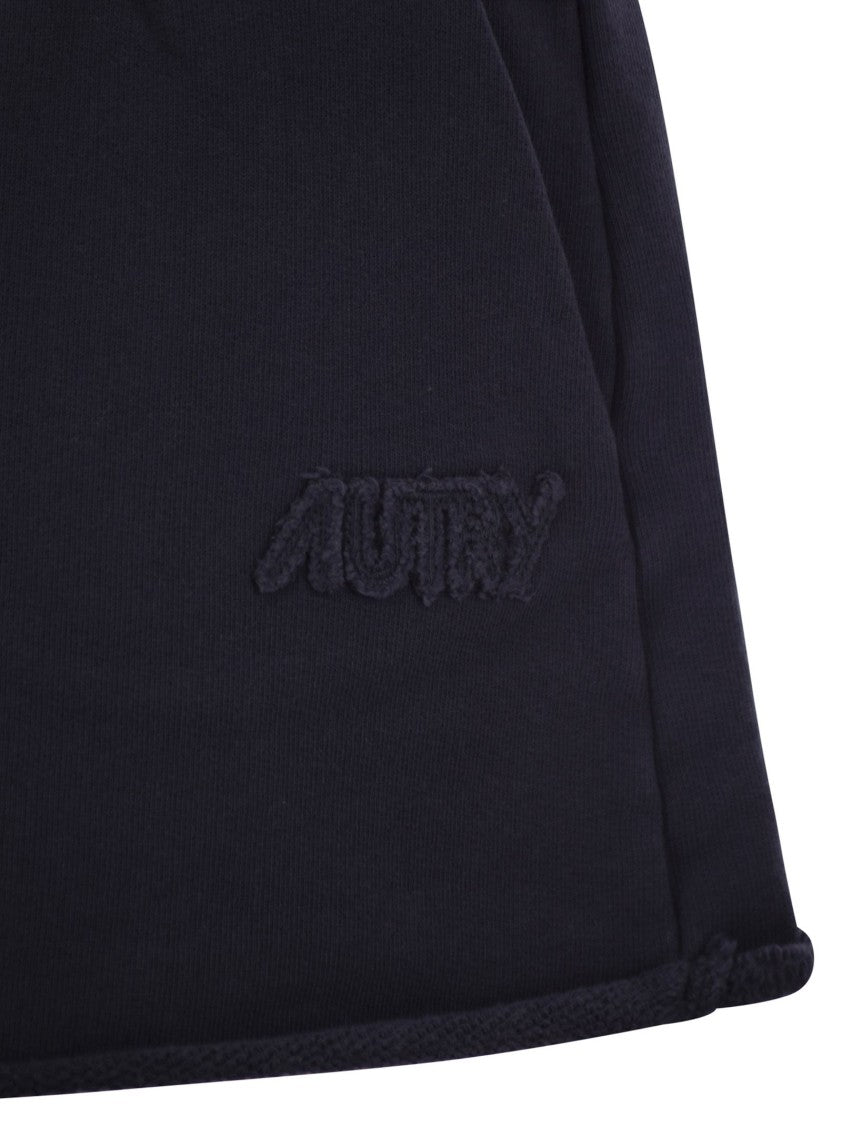 Autry Short Trousers In Compact Cotton Jersey