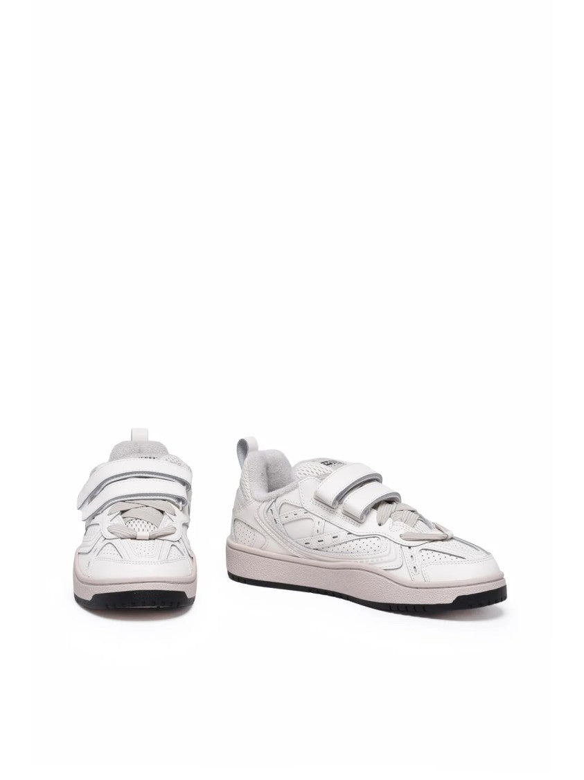 Diesel White Polyester-Blend Ukiyo Sneakers