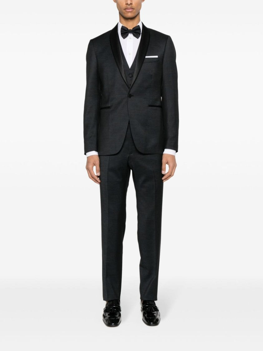 Tagliatore Single-Breasted Black Suit