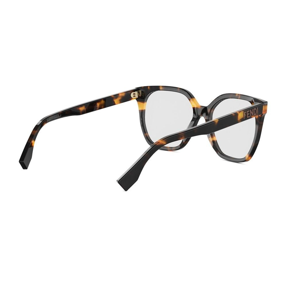 Fendi Fe50087i Lettering Havana Glasses