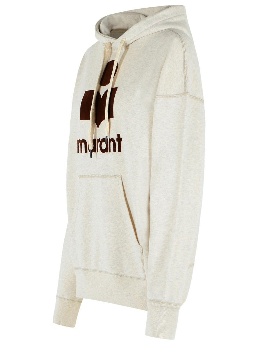 Isabel Marant Étoile 'Mansel' Sweatshirt In Ecru Cotton Blend