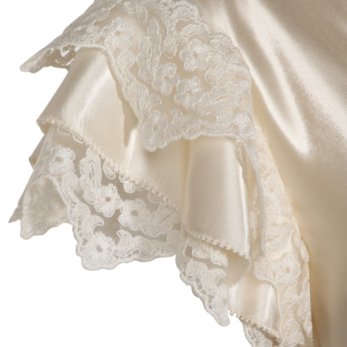 Alberta Ferretti Maxi Dress With Lace Detailing